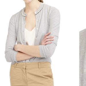 J. Crew Gray Cardigan Sweater